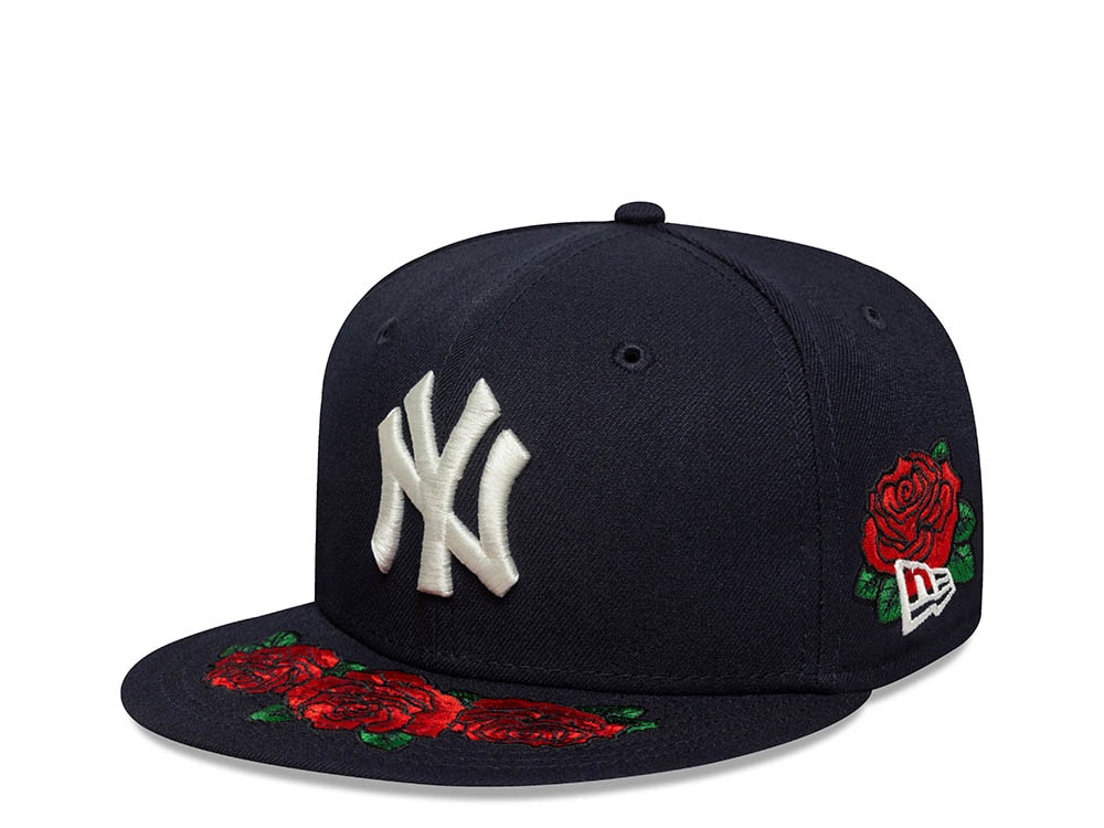New Era New York Yankees Inaugural Season 2009 Floral Navy Prime Edition 59Fifty Fitted Gorra