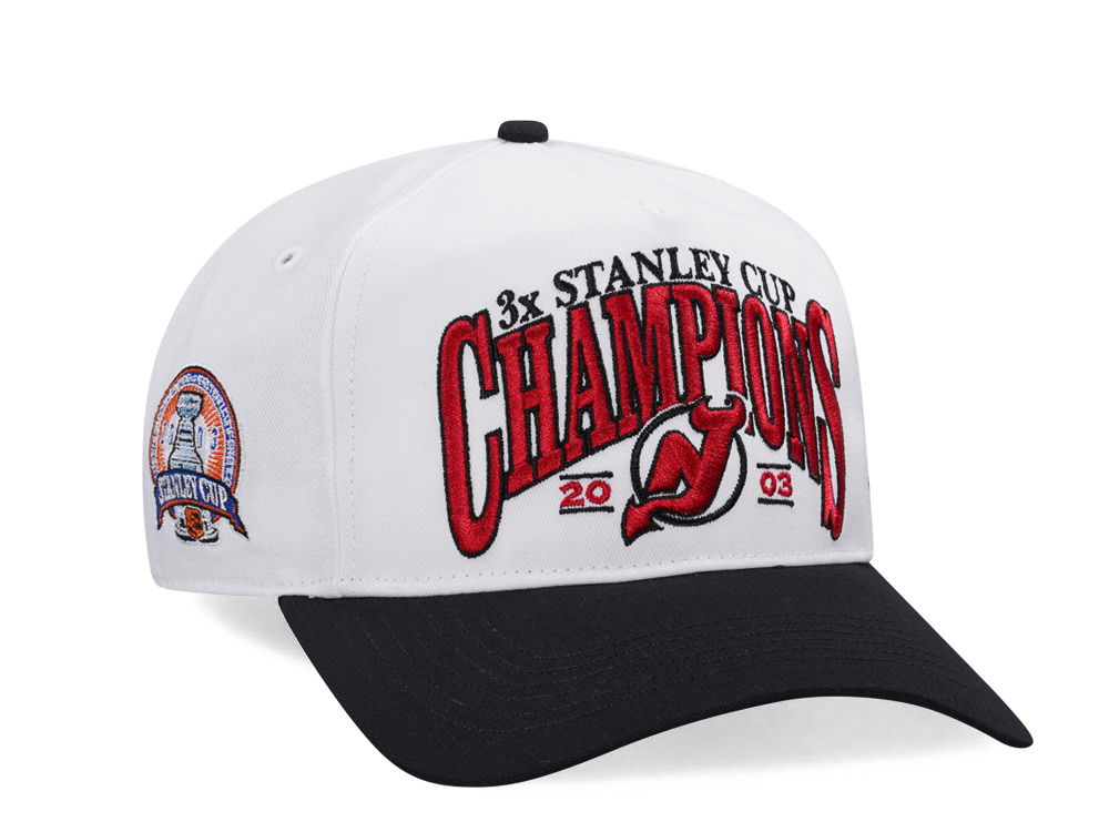 47Brand New Jersey Devils 2003 Stanley Cup White Vintage Hitch Snapback Gorra