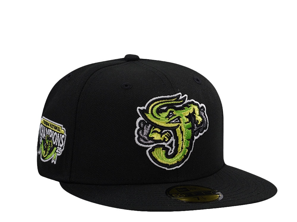 New Era Jacksonville Jumbo Shrimp Triple A National Champions 2025 Black Prime Edition 59Fifty Fitted Gorra