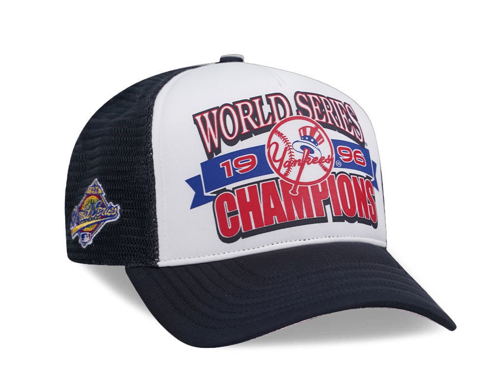 47Brand New York Yankees BCPTN World Series Navy Foam Champ Offside Trucker Snapback Gorra