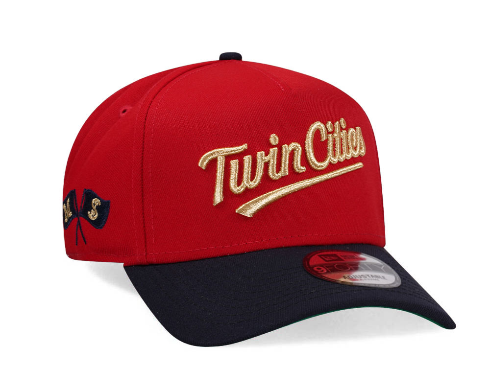 New Era Minnesota Twins Throwback Two Tone Edition 9Forty A Frame Snapback Gorra