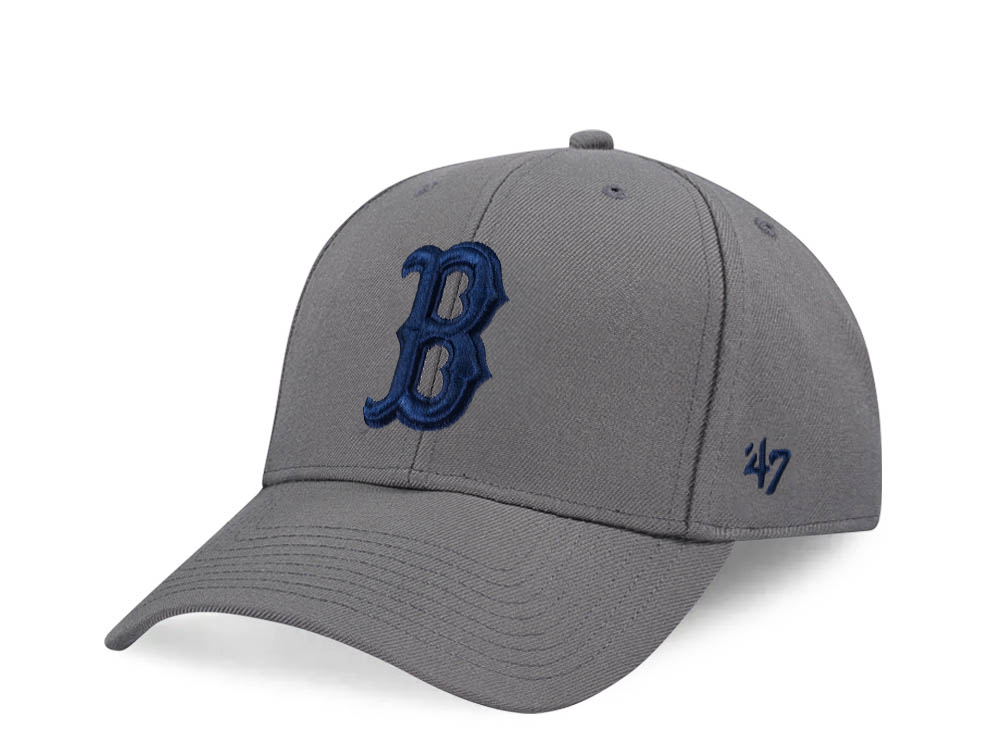 47Brand Boston Red Sox Dark Gray MVP Snapback Gorra