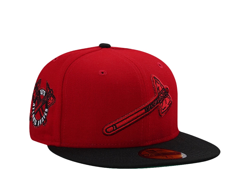 New Era Atlanta Braves 20th Anniversary Red Two Tone Edition 59Fifty Fitted Gorra