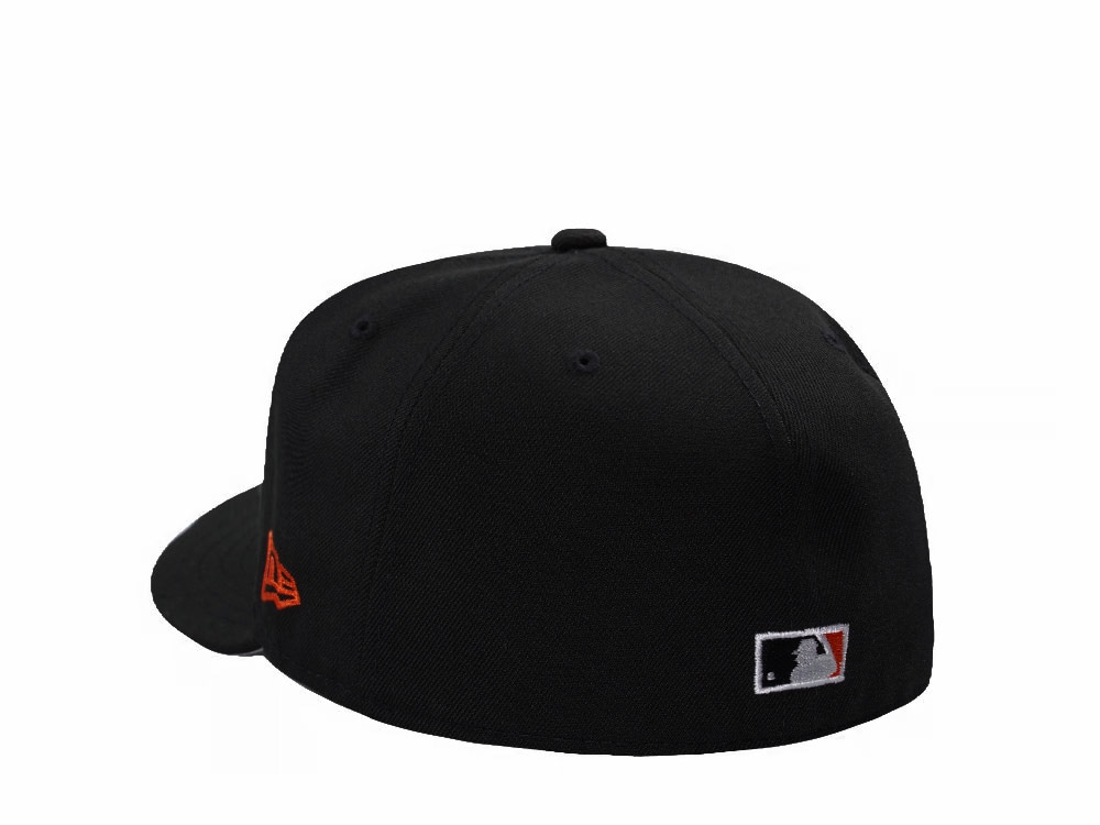 New Era Baltimore Orioles 30th Anniversary Black Prime Edition 59Fifty Pre Curved Fitted Gorra