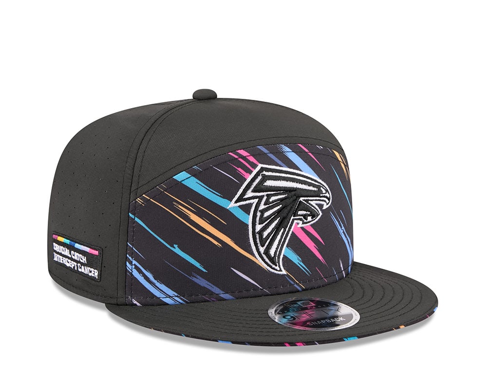 New Era Atlanta Falcons Crucial Catch 2026 Black Edition 9Fifty Split Panel Snapback Gorra