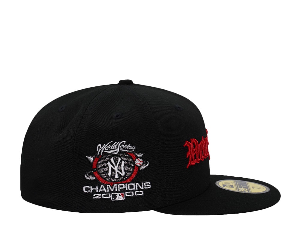 New Era New York Yankees World Series Champions 2000 Black Prime Edition 59Fifty Fitted Gorra