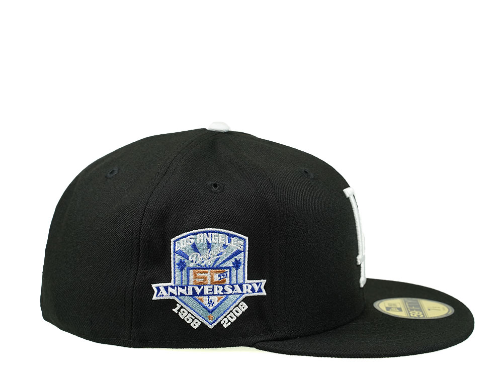 New Era Los Angeles Dodgers 50th Anniversary Black Edition 59Fifty Fitted Gorra