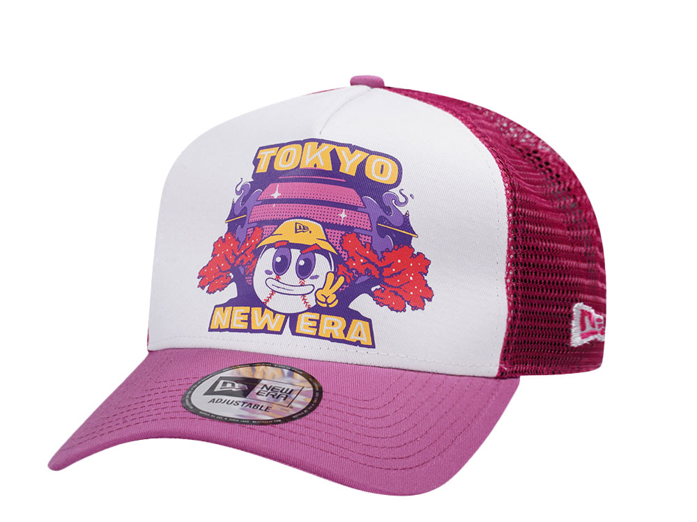 New Era Tokyo Graphic Trucker A Frame Snapback Gorra
