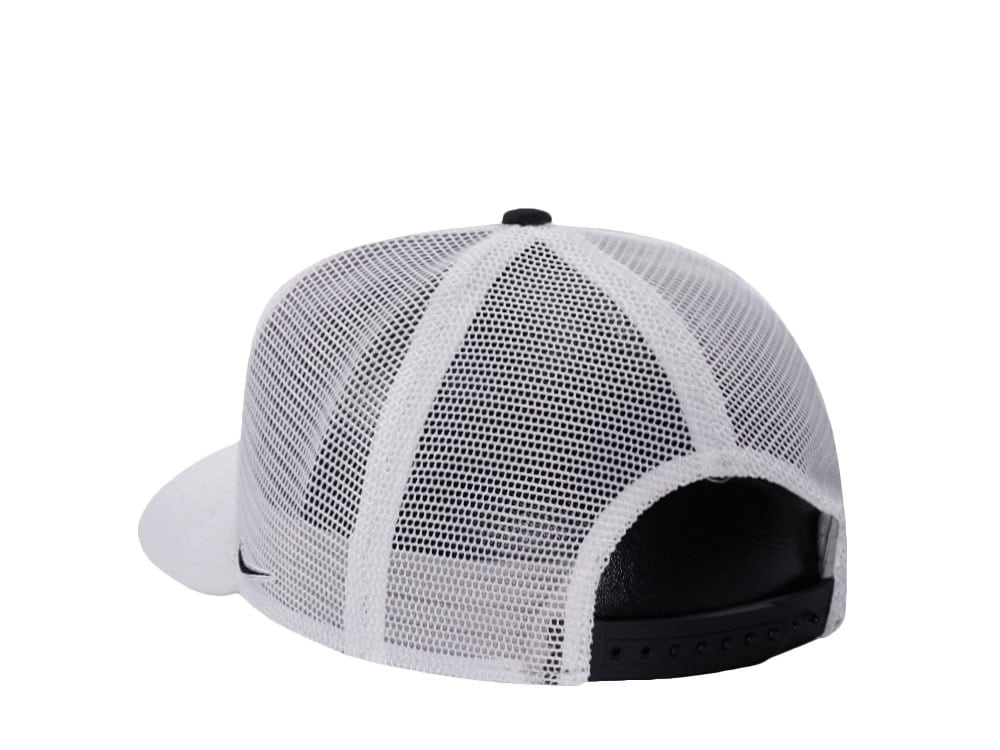 Nike Chicago White Sox Primetime Dri-Fit Rise White Edition Trucker Snapback Gorra
