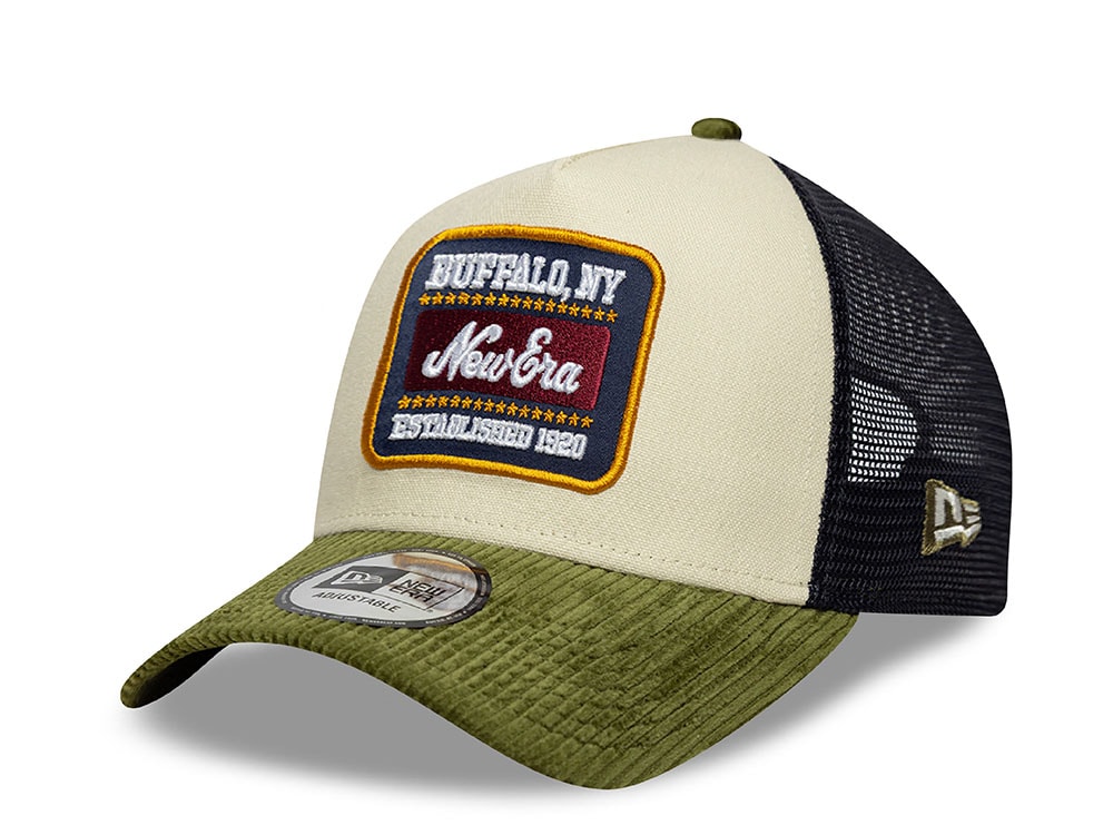 New Era Patch Stone Two Tone Edition 9Forty A Frame Trucker Snapback Gorra