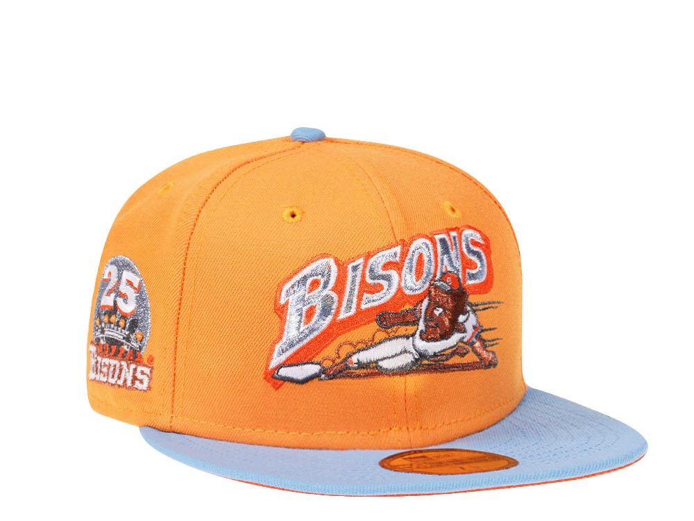 New Era Buffalo Bisons 25th Anniversary Iced Orange Prime Edition 59Fifty Fitted Gorra
