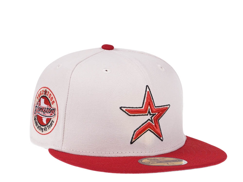 New Era Houston Astros 45th Anniversary Stone Two Tone Classic Edition 59Fifty Fitted Gorra