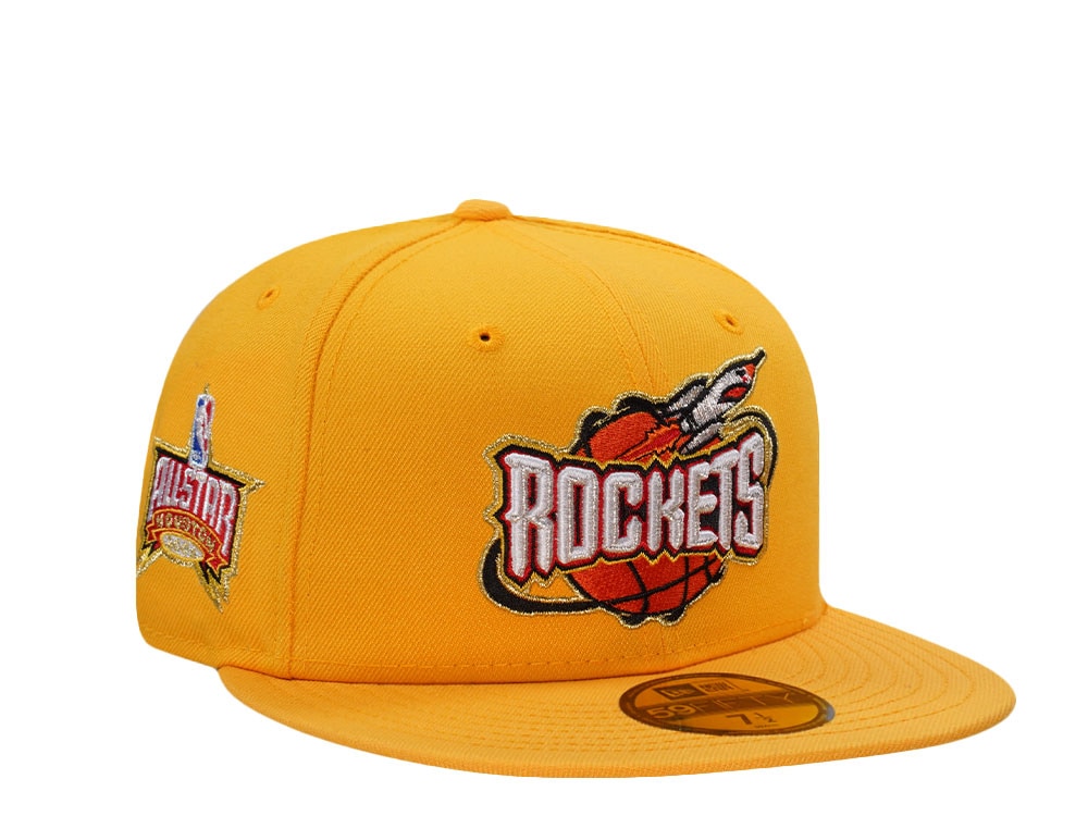 New Era Houston Rockets All Star Game 2006 Gold Prime Edition 59Fifty Fitted Gorra