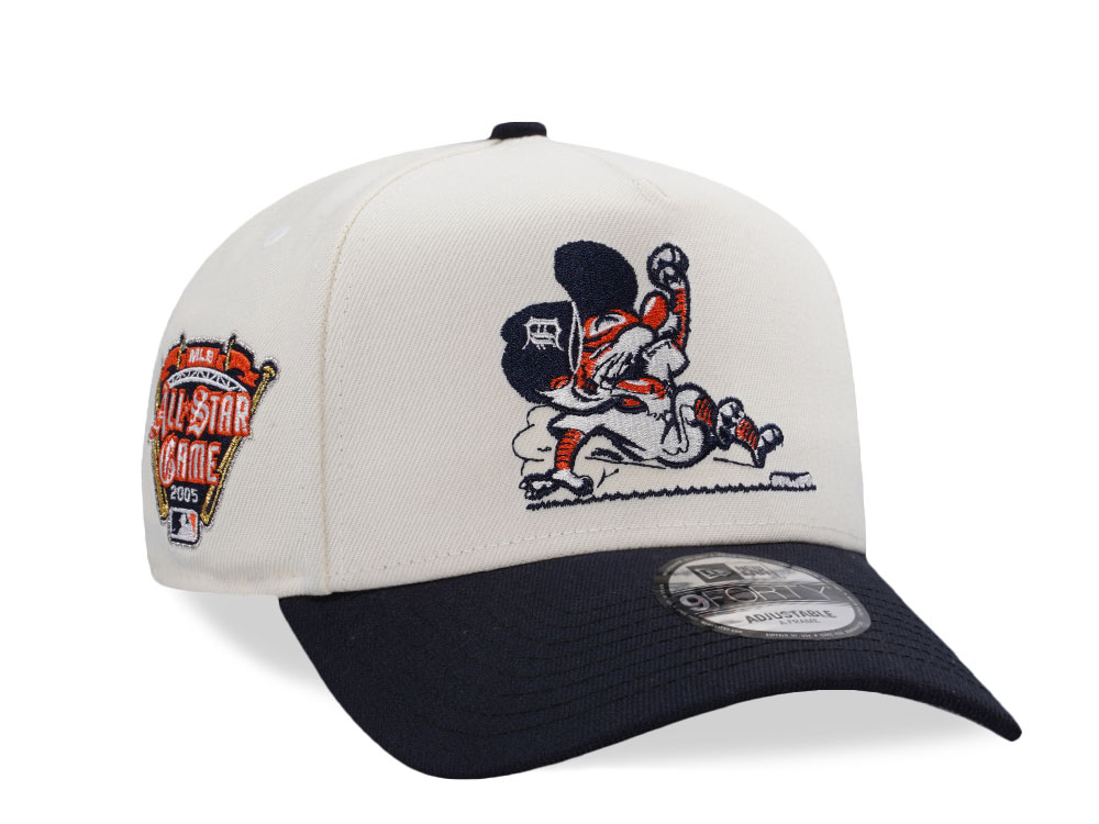 New Era Detroit Tigers All Star Game 2005 Chrome Two Tone Edition 9Forty A Frame Snapback Gorra
