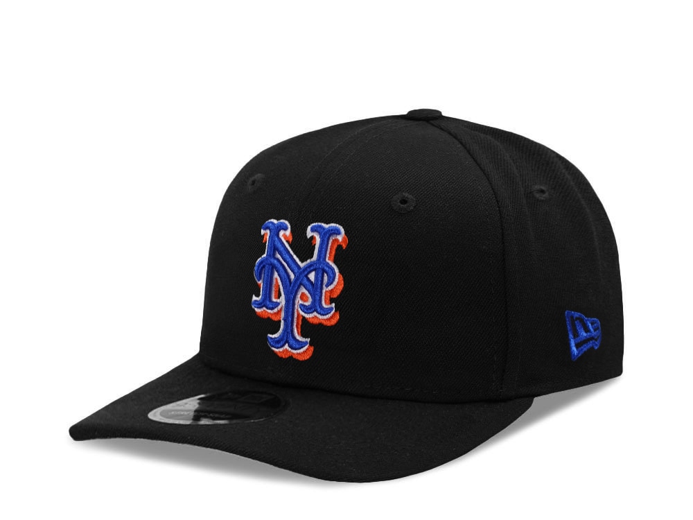 New Era New York Mets Black Classic Edition 9Seventy Stretch Snapback Gorra