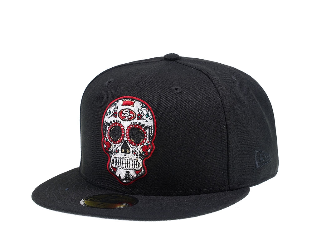 New Era San Francisco 49ers Skull Edition 59Fifty Fitted Gorra