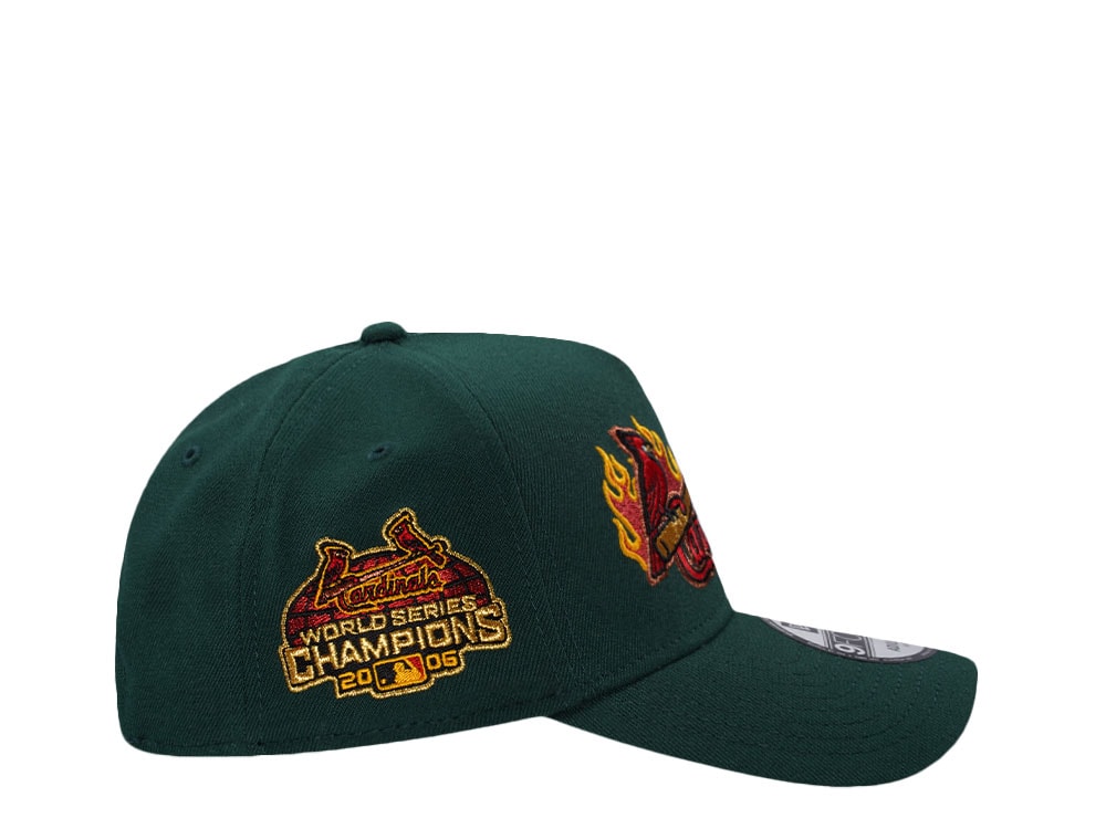 New Era St. Luis Cardinals World Series Champions 2006 Green Classic Edition 9Forty A Frame Snapback Gorra