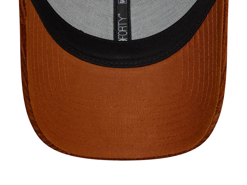New Era New York Yankees Brown Cord 9Forty Strapback Gorra
