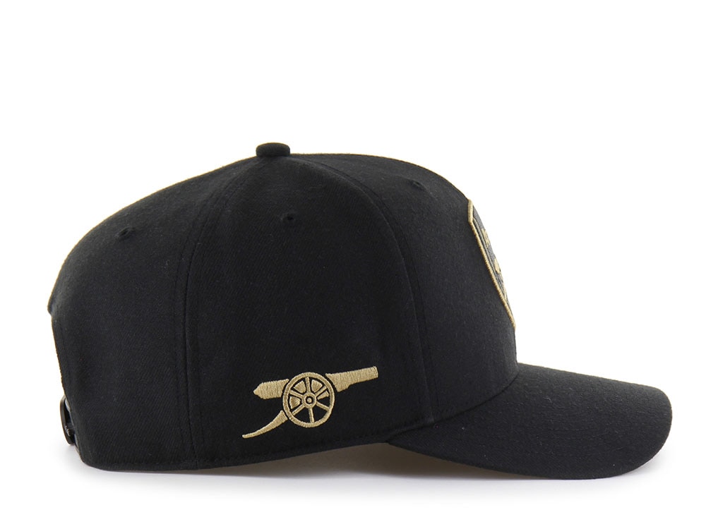 47 Brand Arsenal FC Sure Shot Black MVP DP Snapback Gorra