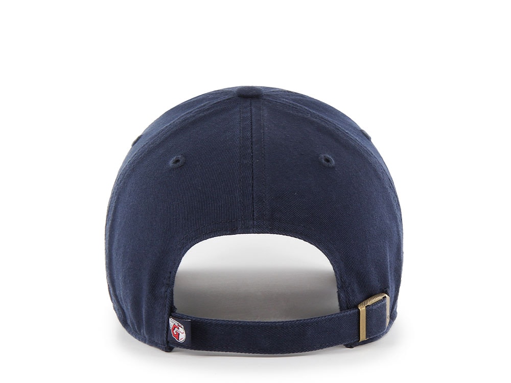 47Brand Cleveland Guardians Navy Clean up Strapback Gorra