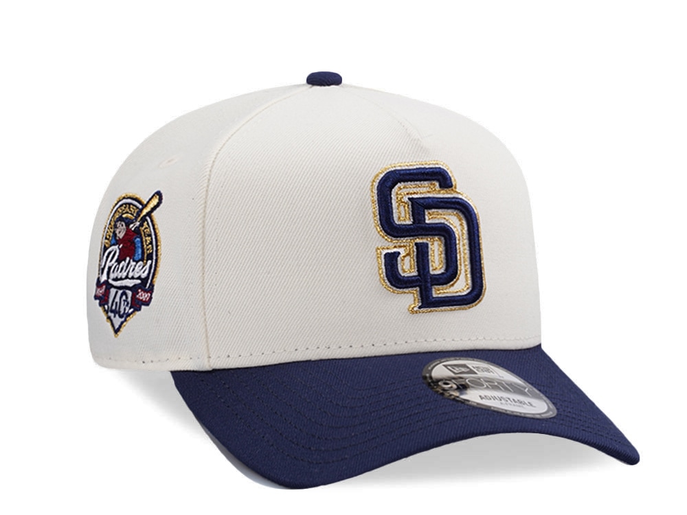 New Era San Diego Padres 40th Anniversary Chrome Two Tone Edition 9Forty A Frame Snapback Gorra