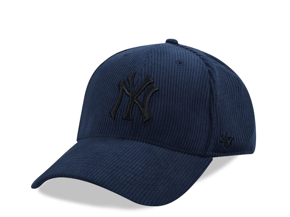 47Brand New York Yankees Navy Thick Cord MVP Strapback Gorra