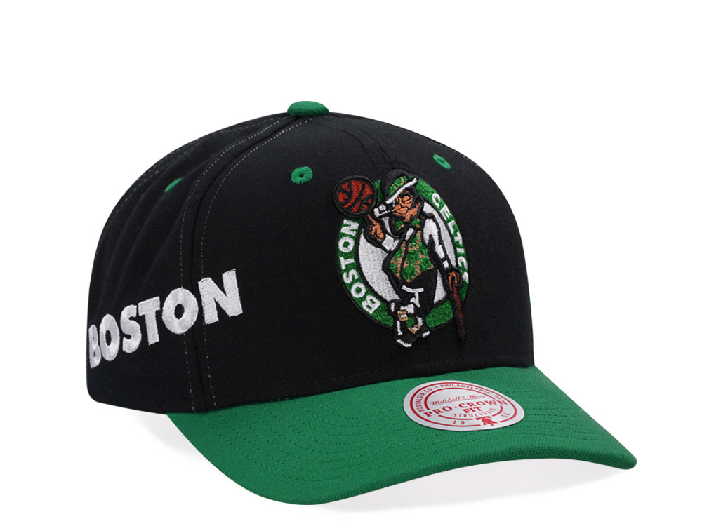 Mitchell & Ness Boston Celtics Classic Pro Crown Fit Snapback Gorra