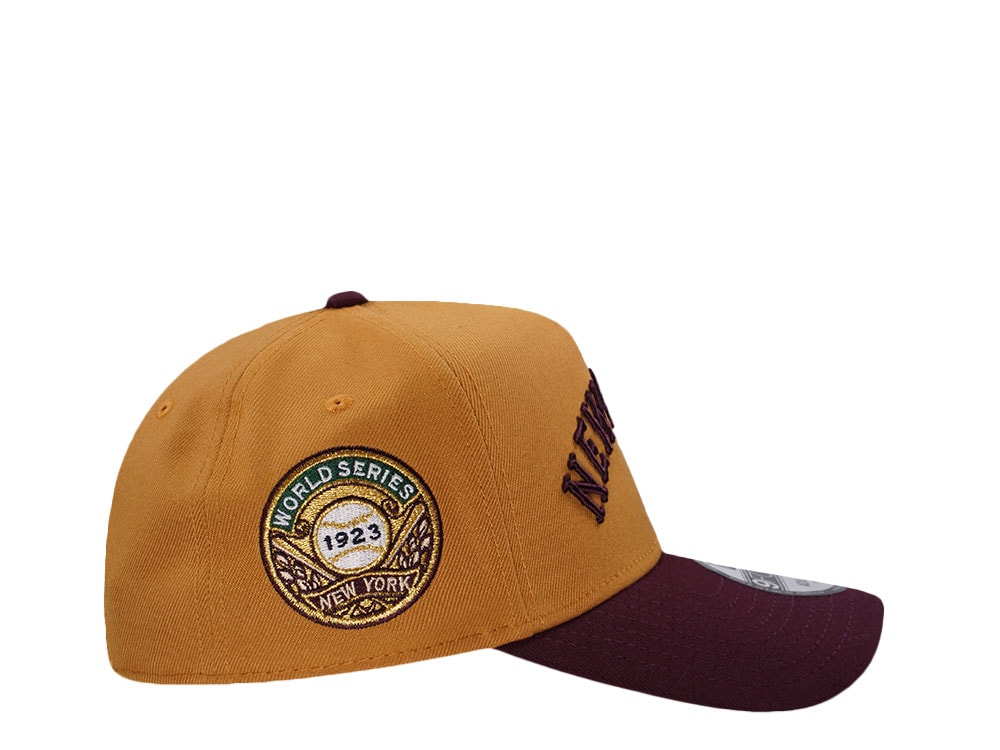 New Era New York Yankees World Series 1923 Panama Two Tone Edition 9Forty A Frame Snapback Gorra