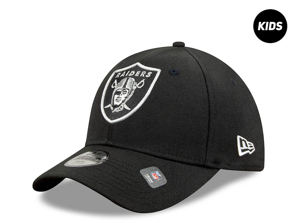 New Era Las Vegas Raiders Black Kids 9Forty Strapback Gorra