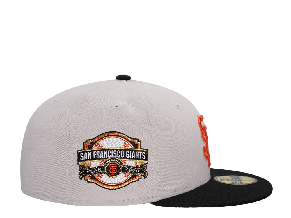New Era San Francisco Giants Inaugural Year 2000 Stone Chrome Edition 59Fifty Fitted Gorra