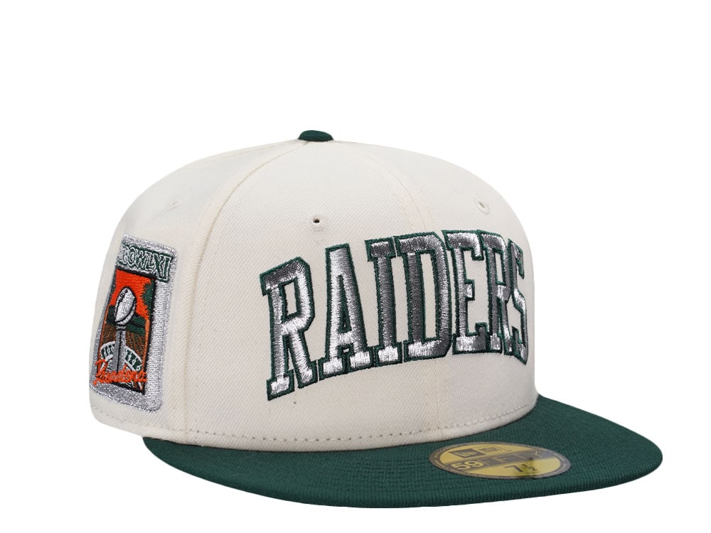 New Era Las Vegas Raiders Super Bowl XI Chrome Two Tone Edition 59Fifty Fitted Gorra