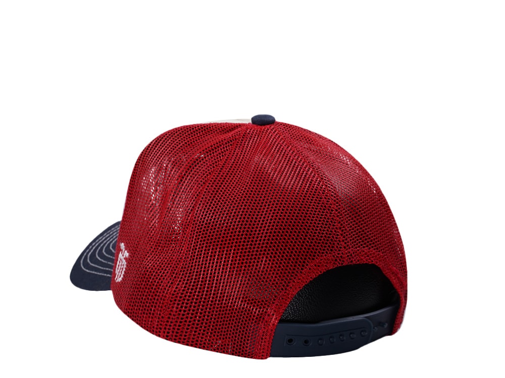 Parallel Union Oval Patch White Edition Trucker Snapback Gorra