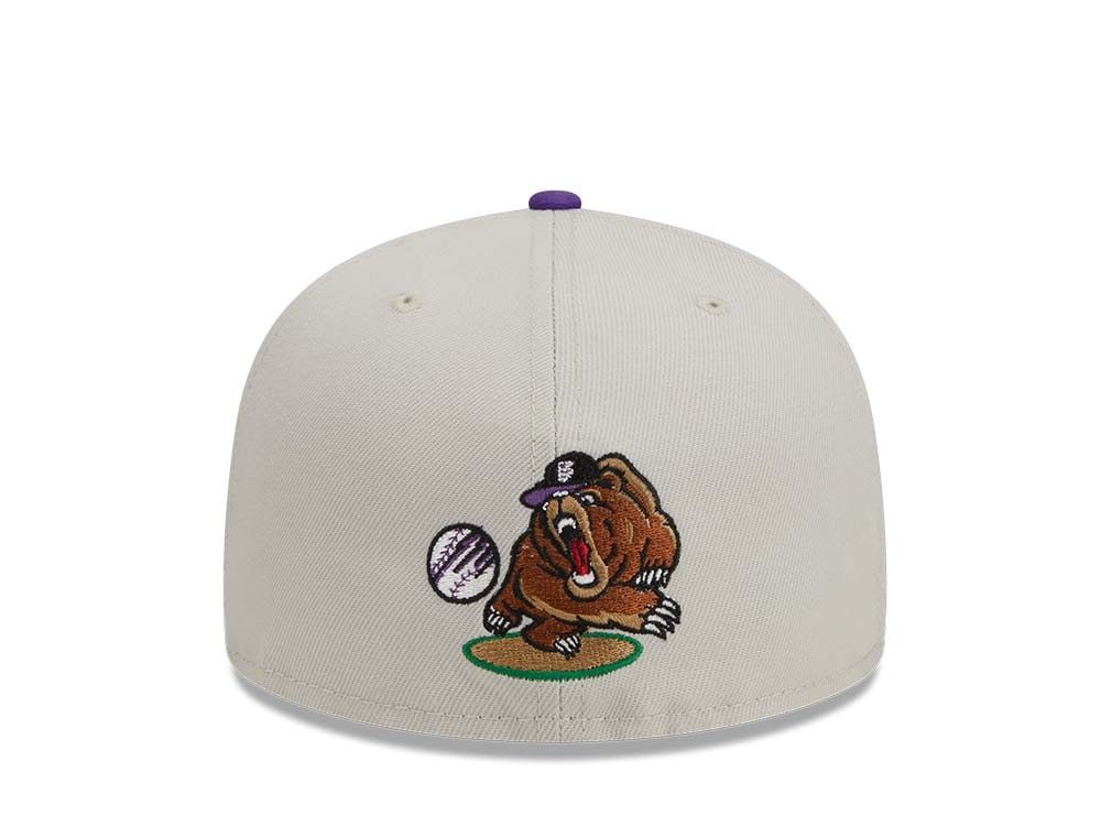 New Era Colorado Rockies Farm Team Stone Throwback Two Tone Edition 59Fifty Fitted Gorra