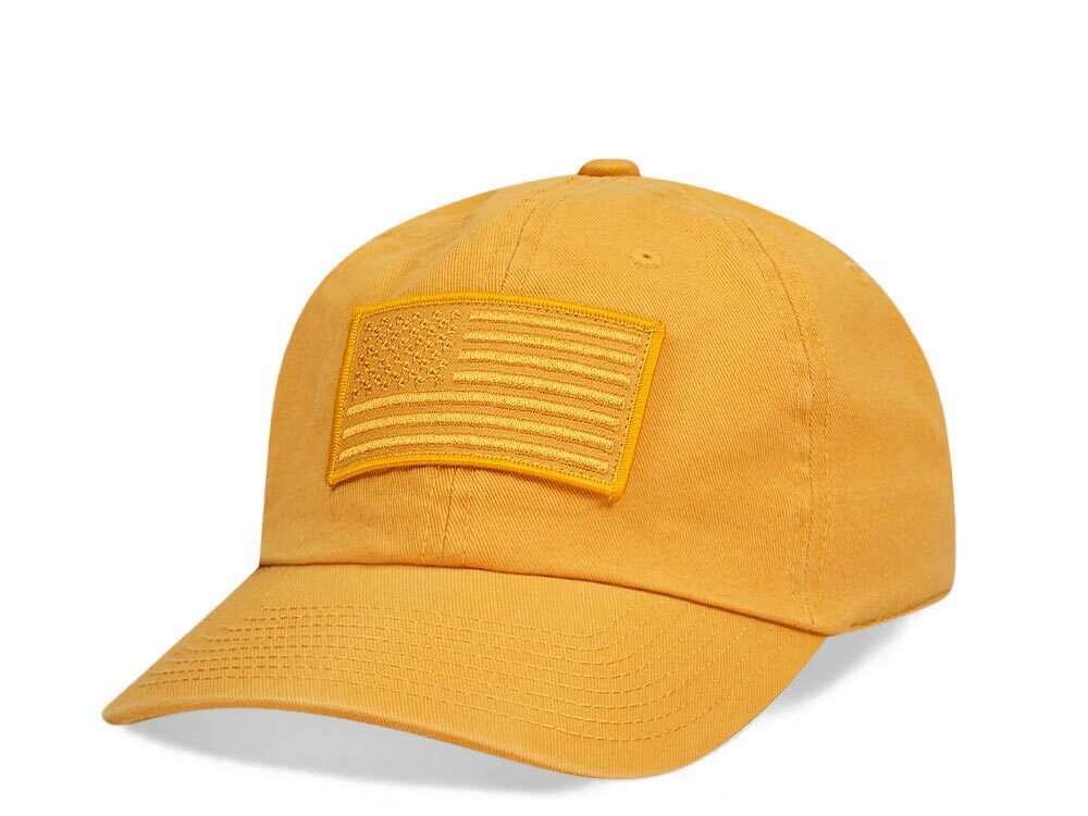 American Needle USA Mustard Dadhat Strapback Gorra