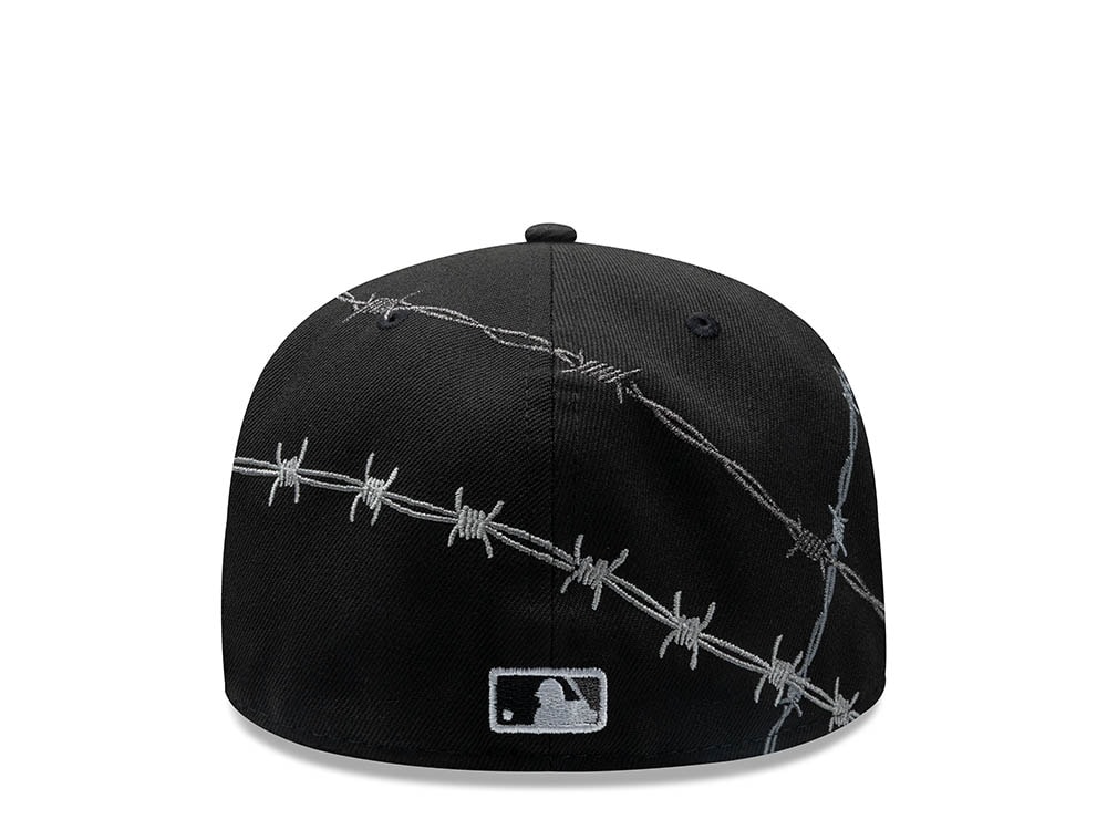 New Era Los Angeles Dodgers Barbwire Black Prime Edition 59Fifty Fitted Gorra
