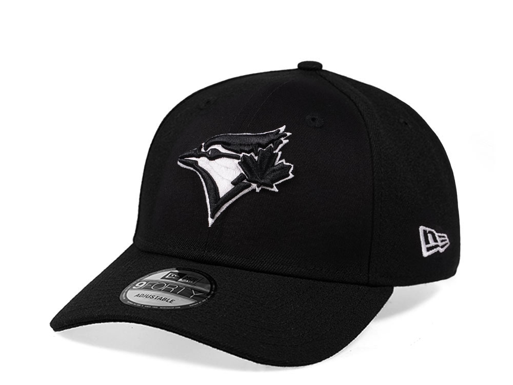 New Era Toronto Blue Jays Black and White Edition 9Forty Snapback Gorra