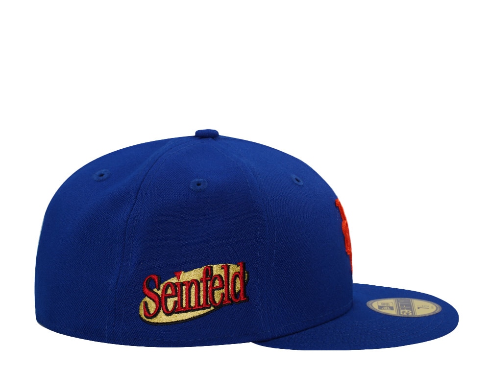 New Era New York Mets Seinfeld Royal Blue Prime Edition 59Fifty Fitted Gorra