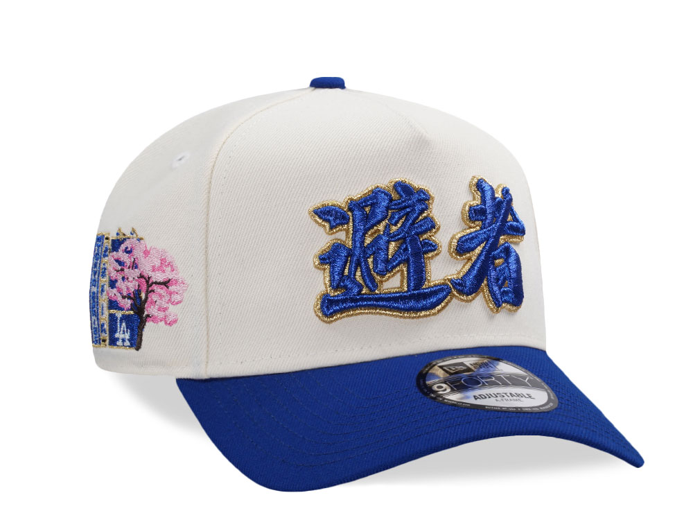 New Era Los Angeles Dodgers Tokyo Series 2025 Kanji Chrome Two Tone Edition 9Forty A Frame Snapback Gorra