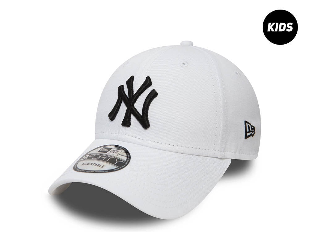 New Era New York Yankees White Kids 9Forty Strapback Gorra