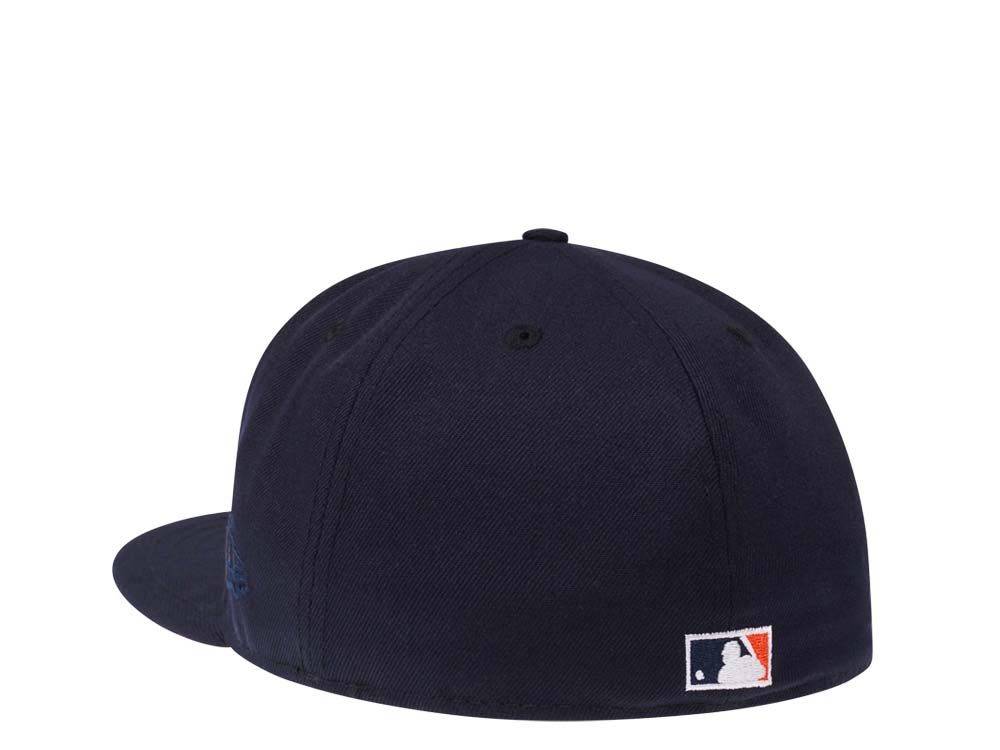 New Era San Diego Padres 50th Anniversary Navy Orange Pop Edition 59Fifty Fitted Gorra