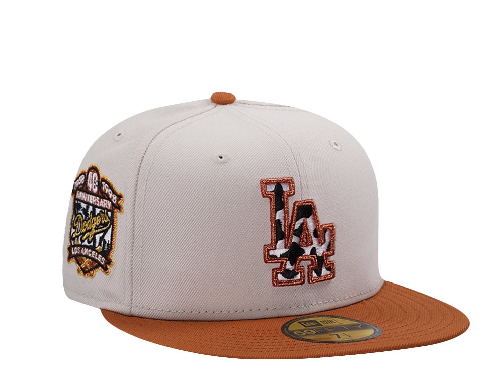 New Era Los Angeles Dodgers 40th Anniversary Stone Two Tone Edition 59Fifty Fitted Gorra