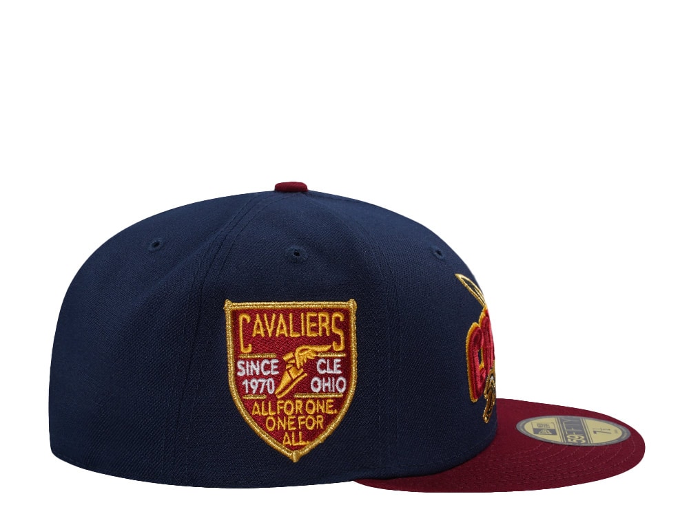 New Era Cleveland Cavaliers Inaugural Season 1970 Navy Two Tone Edition 59Fifty Fitted Gorra