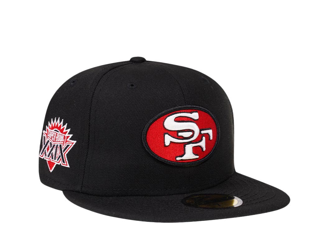 New Era San Francisco 49ers  Super Bowl XXIXX Black Classic Edition 59Fifty Fitted Gorra
