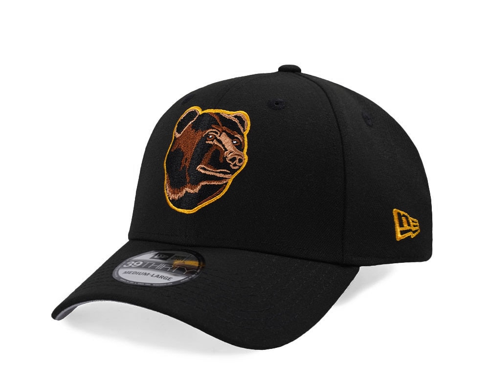 New Era Boston Bruins Classic Black Prime Edition 39Thirty Stretch Gorra