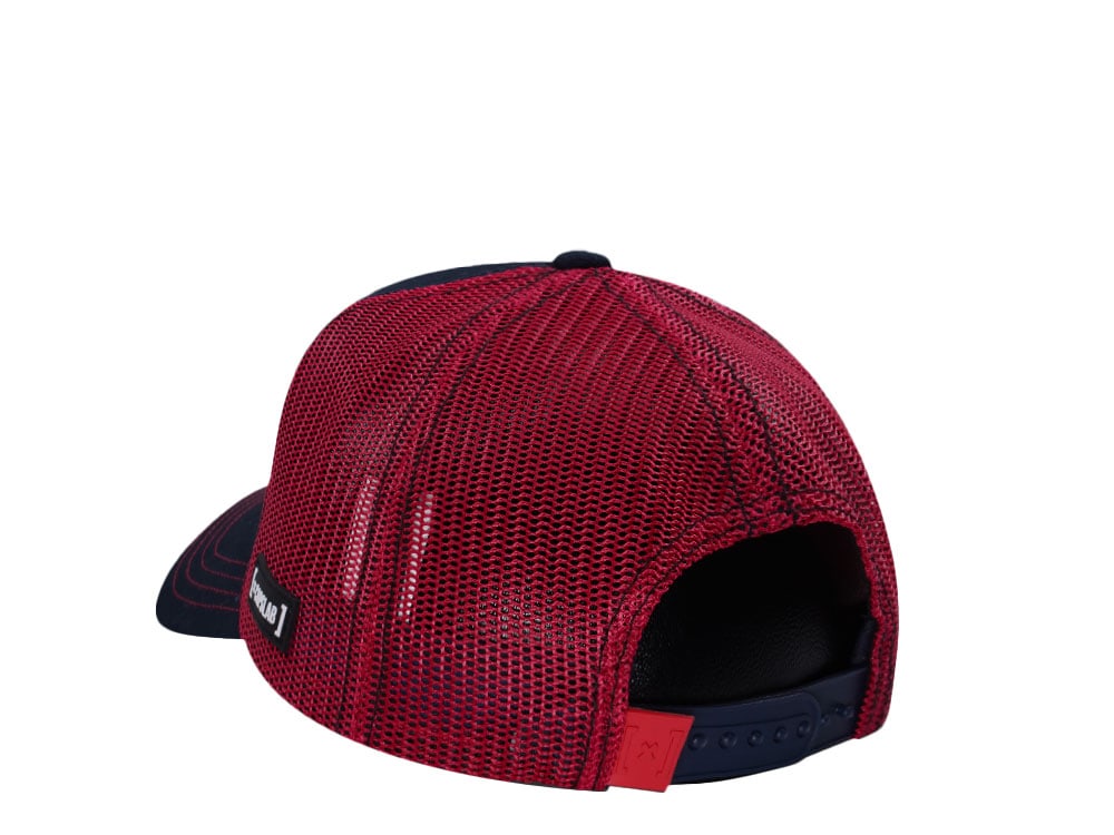 Capslab Looney Tunes Bugs Bunny Navy Trucker Snapback Gorra
