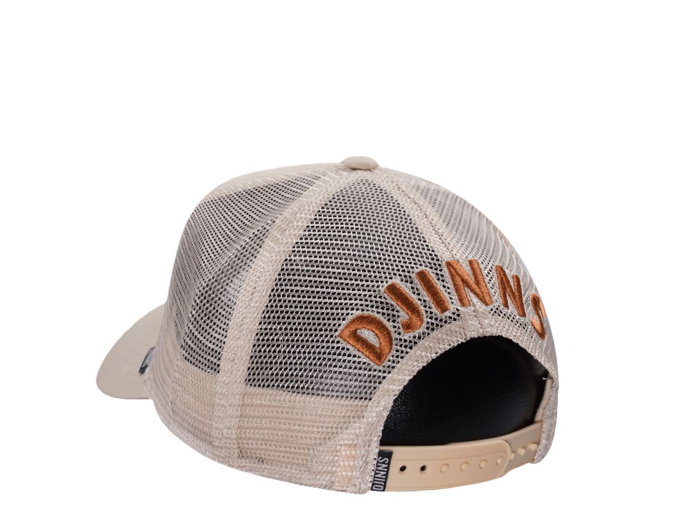 Djinns Lazy Sunday Coffee Club Khaki Trucker Snapback Gorra
