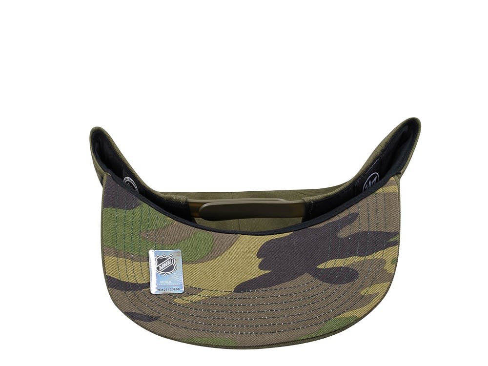 47Brand Chicago Blackhawks Sandalwood Ballpark Camo Captain Captain MVP Snapback Gorra