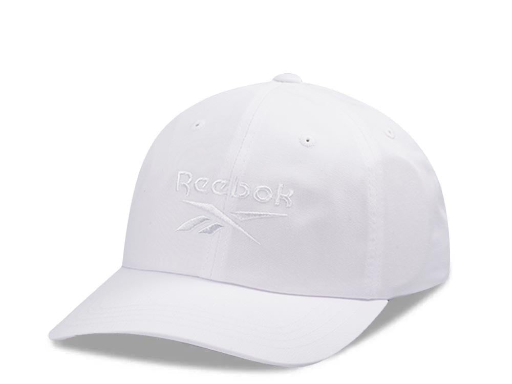 Reebok Logo White Strapback Gorra