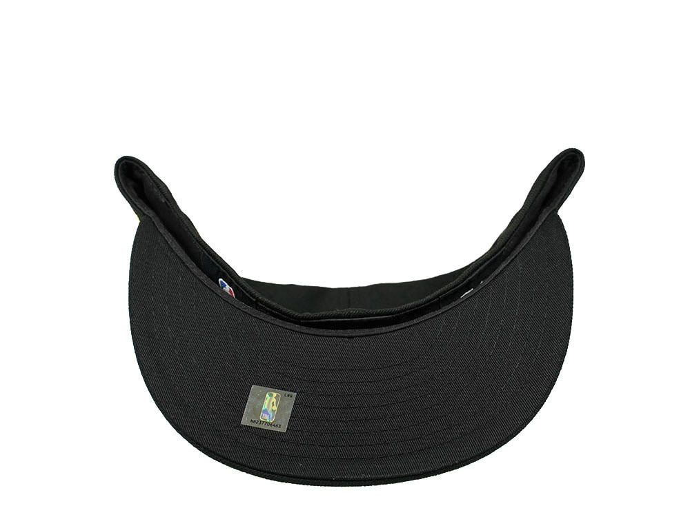 New Era Los Angeles Lakers Black and Gold Icons Edition 59Fifty Fitted Gorra