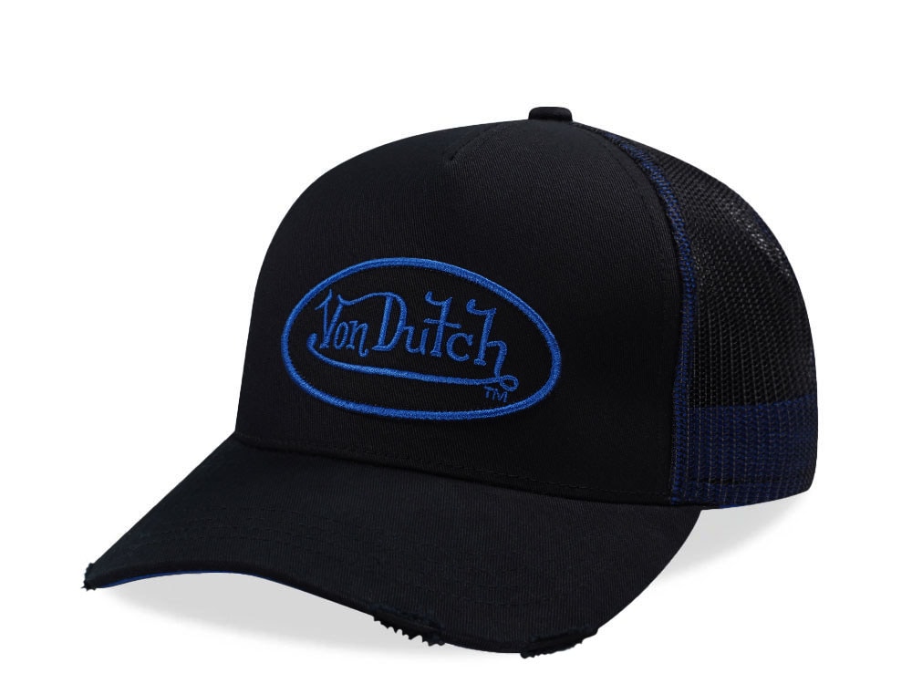 Von Dutch Oval Patch Black Trucker Snapback Gorra